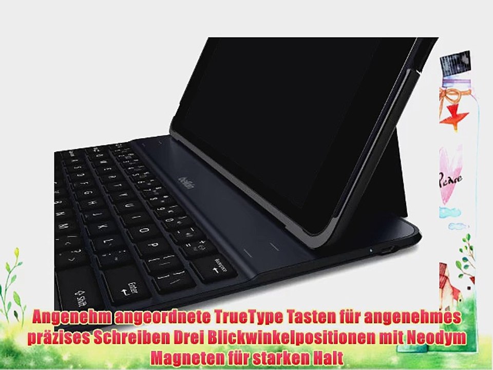 Belkin QODE Ultimate Tastatur mit H?lle aus Aluminium Autowake-Funktion f?r Apple iPad Air