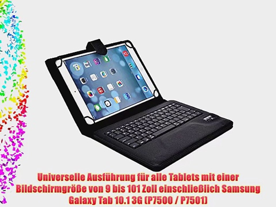 Cooper Cases(TM) Infinite Executive Samsung Galaxy Tab 10.1 3G (P7500 / P7501) Universal Folio-Tastatur