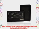 Ledeli Bluetooth QWERTZ deutsche Tastatur Case H?lle Cover Keyboard f?r ASUS MeMO Pad 7