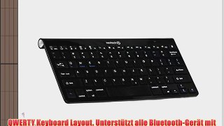Navitech Schwarz Wireless Bluetooth QWERTY Keyboard / Tastatur f?r HP Elitepad 1000 / Archos