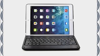 Tastatur f?r das Apple iPad Air 5 Bluetooth 3.0 QWERTZ deutsch Case schwarz