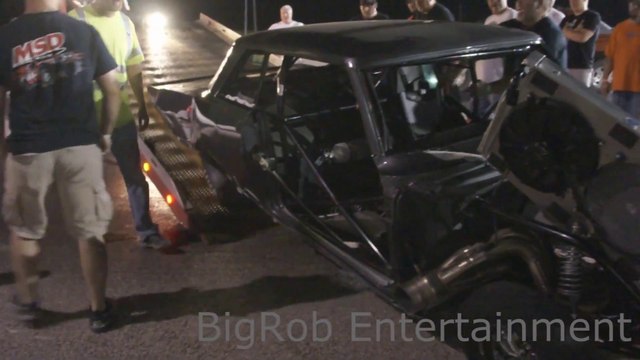 Reality Show Drag Racer Injured in Horrific Crash - Daddy Dave 2015