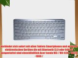 Cooper Cases(TM) B1 universelle Bluetooth Funktastatur f?r Acer Iconia W3 / W4-820 / W510-1666