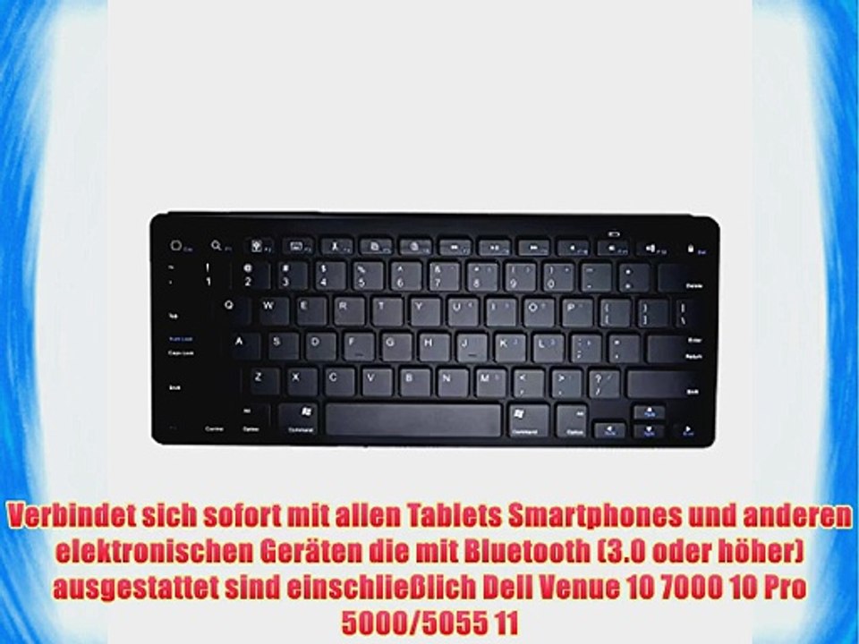 Cooper Cases(TM) B1 universelle Bluetooth Funktastatur f?r Dell Venue 10 7000 10 Pro 5000/5055