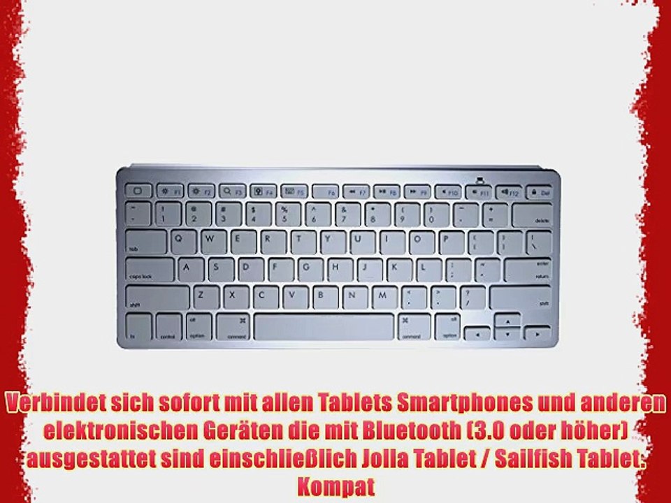 Cooper Cases(TM) B1 universelle Bluetooth Funktastatur f?r Jolla Tablet / Sailfish Tablet in