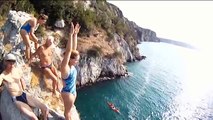 Tuffi dalle rocce di Duino [TUTTI I TUFFI] - Diving from the Duino's rock [ALL JUMP]