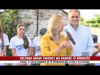 VOLTANA ADEMI TAKOHET ME BANORË TË BËRDICËS