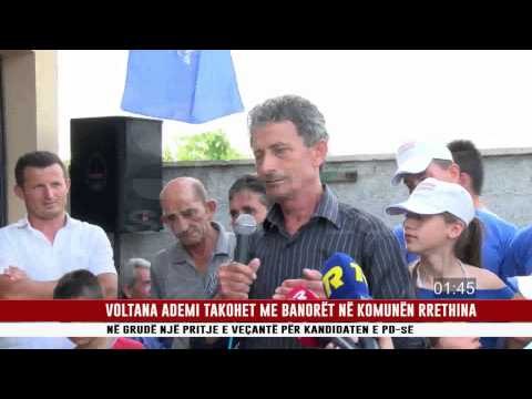 VOLTANA ADEMI TAKOHET ME BANORËT NË KOMUNËN RRETHINA