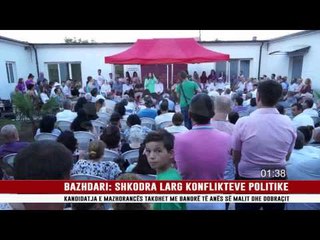 BAZHDARI: SHKODRA LARG KONFLIKTEVE POLITIKE