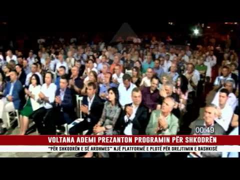 VOLTANA ADEMI PREZANTON PROGRAMIN PËR SHKODRËN