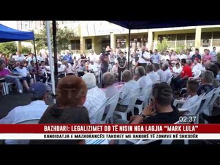 BAZHDARI: LEGALIZIMET DO TË NISIN NGA LAGJIA “MARK LULA”