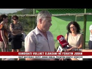 KANDIDATI VULLNET ELBASANI NË FSHATIN JUBAN