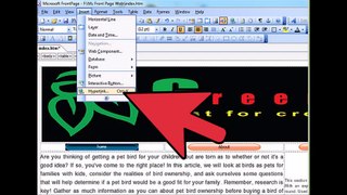 How to Use Microsoft FrontPage 2003