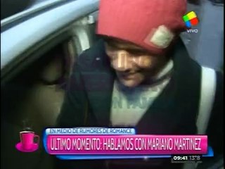Mariano Martinez confirma su separación
