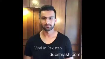 shoaib malik dubsmash with amir khan and his wife