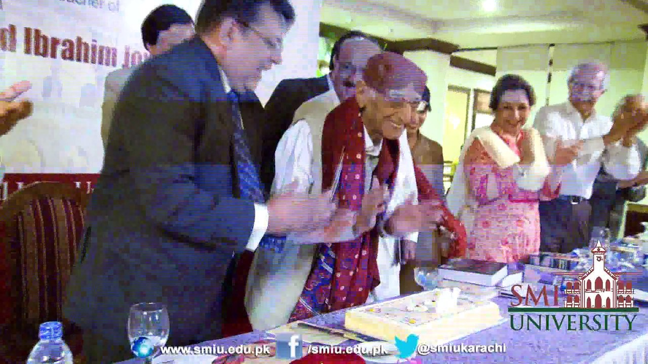 Centennial Birthday Celebration and Launching of English and Sindhi Translation of Biography of living Legend Mr. Mohammad Ibrahim Joyo