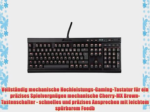 Corsair Vengeance Series K70 Schwarz Cherry MX Red mechanisches Gaming Keyboard (CH-9000011-DE)