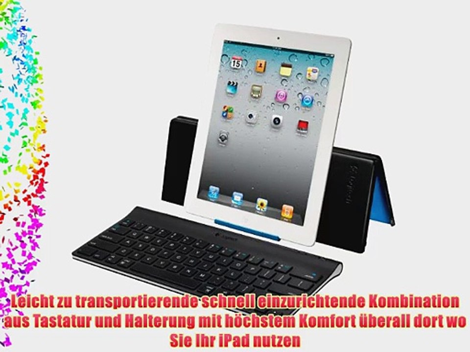 Logitech Tablet Keyboard for iPad (QWERTZ deutsches Tastaturlayout)