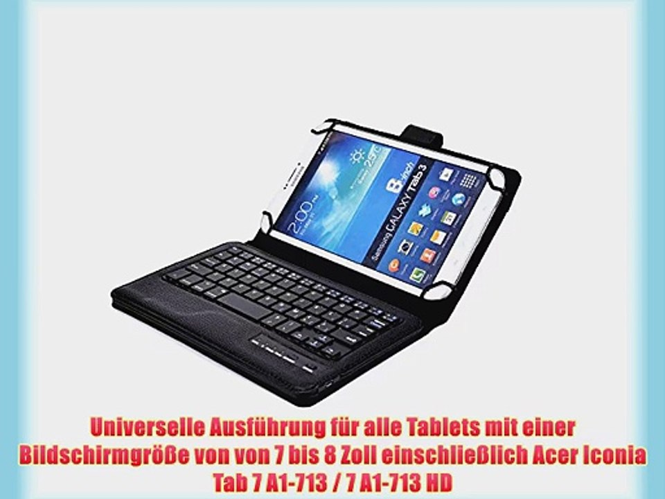 Cooper Cases(TM) Infinite Executive Universal Folio-Tastatur f?r Acer Iconia Tab 7 A1-713 /