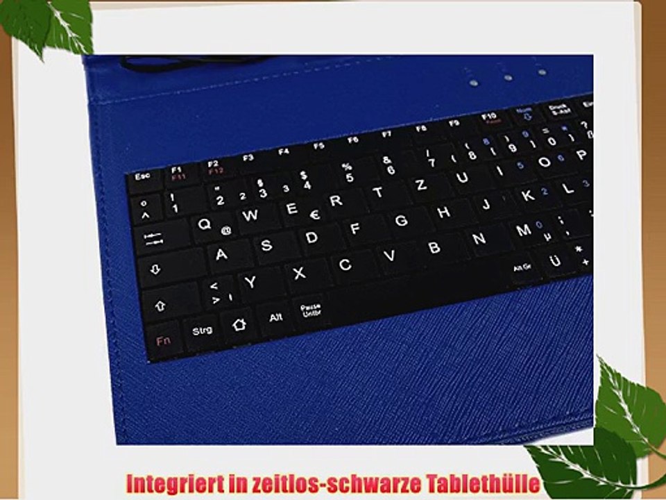 Deutsche Tablet-Tastatur mit QWERTZ-Layout f?r Ihr 8 Zoll Medion Lifetab S8311 / S8312 und