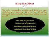 RMEssays - Professional Academic Custom Writing Services Provider