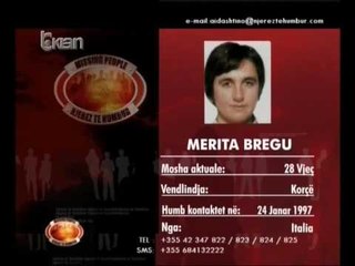 NJEREZ TE HUMBUR - Merita Bregu 13 Mars 2009 pjesa 2