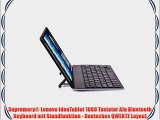 Supremery? Lenovo IdeaTablet 1000 Tastatur Alu Bluetooth Keyboard mit Standfunktion - Deutsches