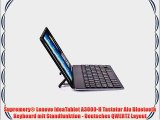 Supremery? Lenovo IdeaTablet A3000-H Tastatur Alu Bluetooth Keyboard mit Standfunktion - Deutsches