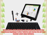 Ultra Schlank Wireless Mini Tastatur und Tragbare Falten-Up St?nder Set f?r Tablet PC   EXTRAS