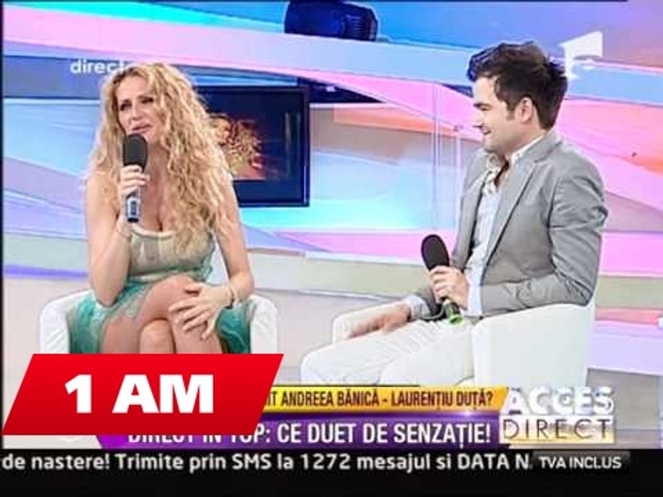 Laurentiu Duta si Andreea Banica @ Acces Direct ( Antena 1 ) part.3