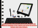 Ultra Schlank Wireless Mini Tastatur und Tragbare Falten-Up St?nder Set f?r Tablet PC   EXTRAS