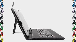 Deutsche Tablet-Tastatur Premium-Schutzh?lle und KFZ-Ladeger?t f?r Trekstor surfTab ventos