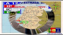 A 12 - IP 1 Auto-Estrada Sul do Tejo , Área Pinhal Novo , Distrito de Setúbal / Highways in Lisboa