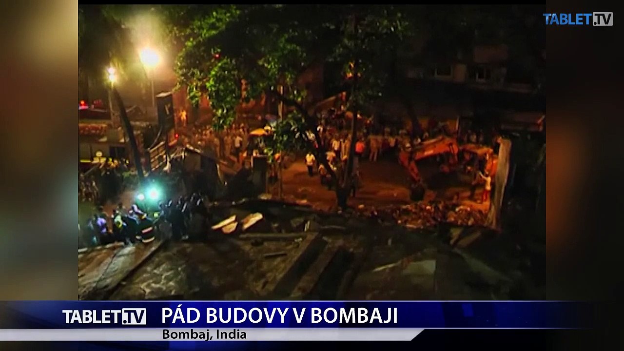 Zrútenie budovy pri Bombaji neprežilo 12 ľudí