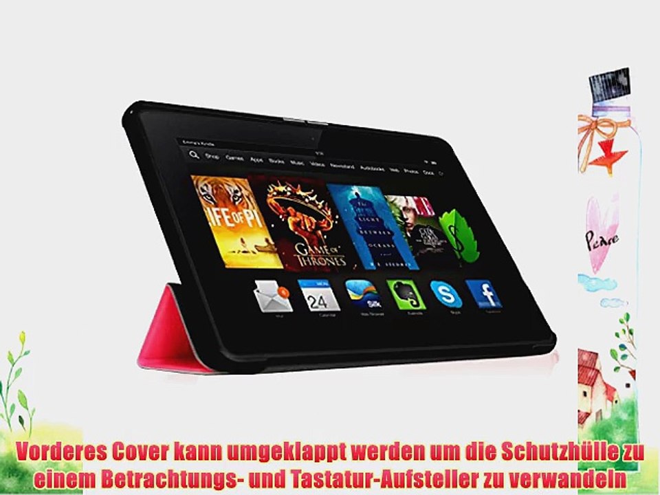 Fintie Amazon Kindle Fire HDX 7 Smart Shell Case Cover Schutzh?lle Tasche Etui H?lle Ultra