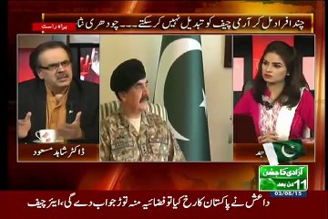 Dr Shahid Masood Response On PM and Army Cheif Meeting