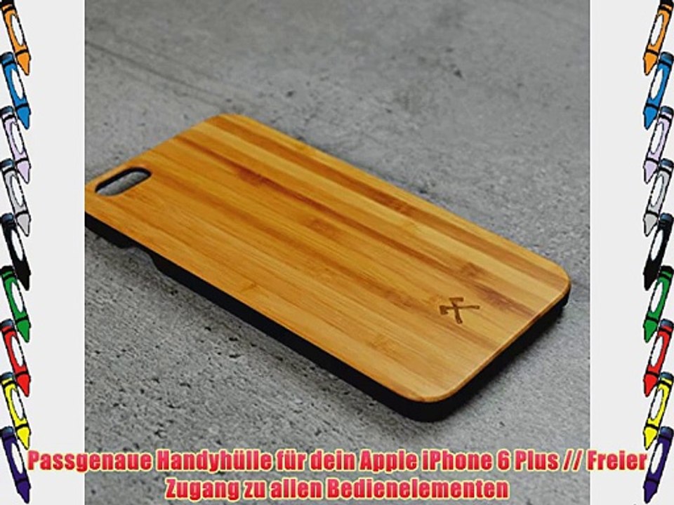 Woodcessoires EcoCase Camille Plus Back-Cover H?lle f?r iPhone 6 plus Material: Holz (Bambus)