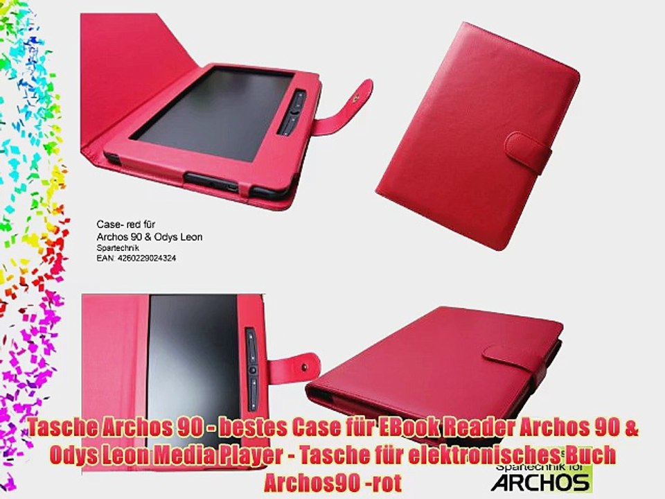 Tasche Archos 90 - bestes Case f?r EBook Reader Archos 90
