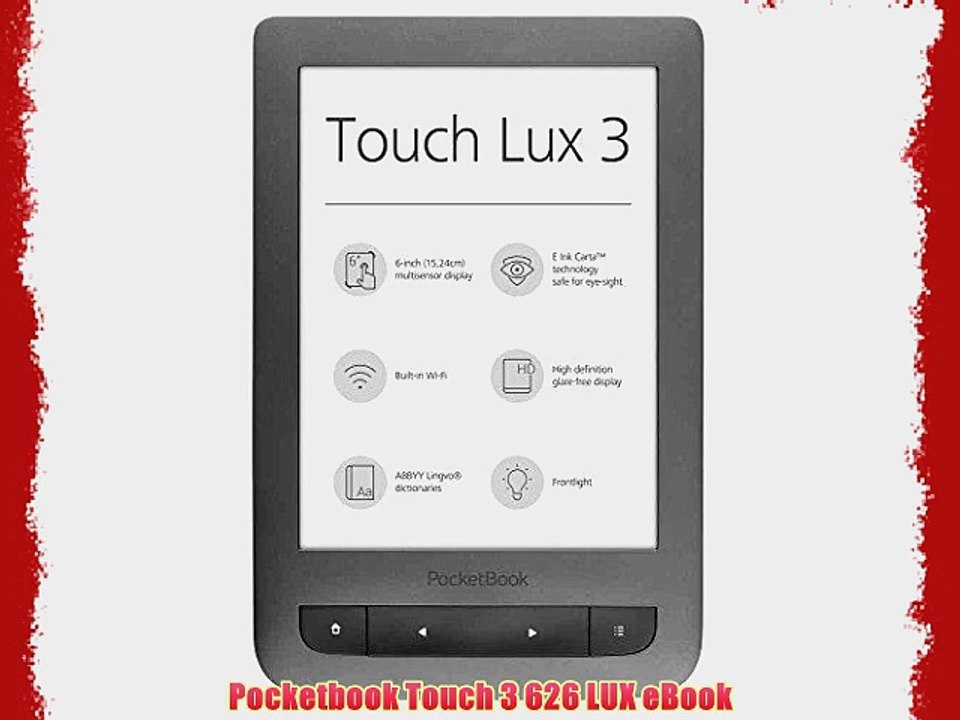 Pocketbook Touch 3 626 LUX eBook