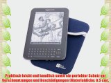 DURAGADGET`s wendbare Schutzh?lle (blau / schwarz) f?r Amazon Kindle Original eReader Keyboard