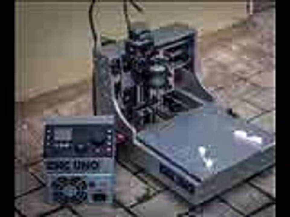 3D Printed Desktop CNC mill