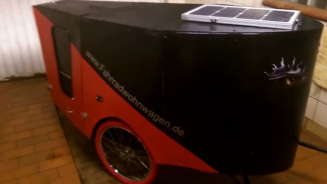 Fahrradwohnwagen sojus one Made by Skowi & Buisy Teil 1