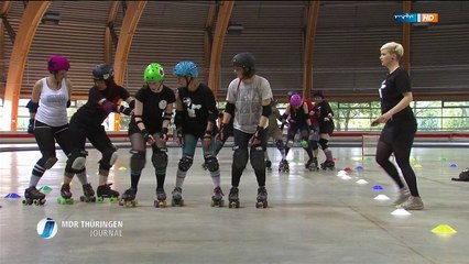 MDR-THÜRINGEN-JOURNAL: Ellenbogenmentalität auf Rollschuhen