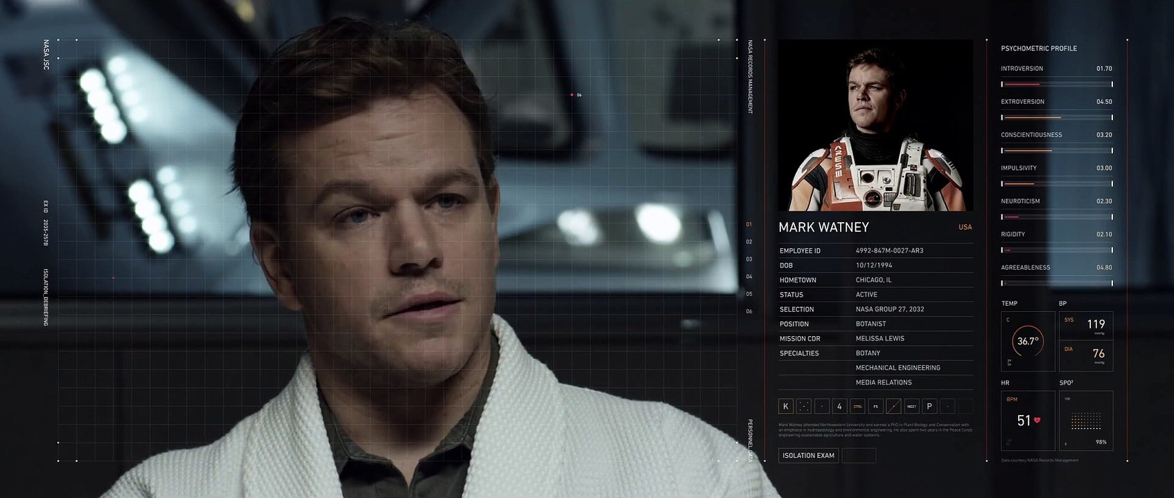 The Martian Teaser: Ares 3 - The Right Stuff