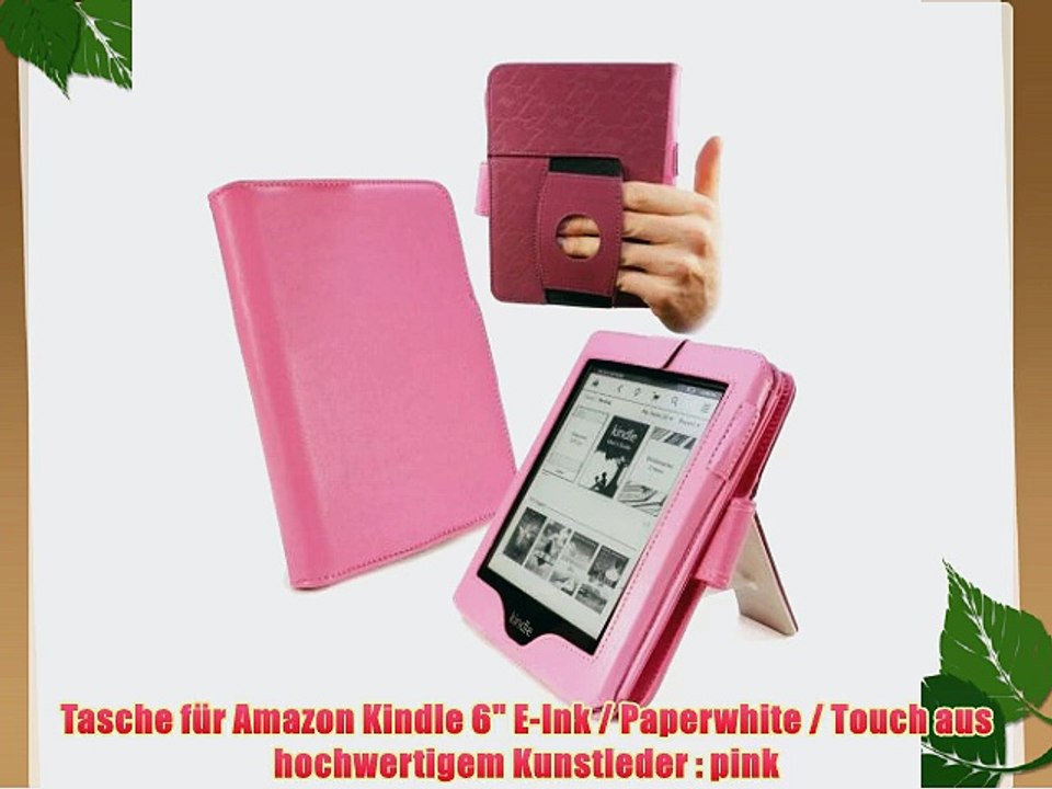 Tuff-Luv Embrace Plus Ledertasche f?r Amazon Kindle 4 / Touch / Paperwhite mit (Sleep-Funktion)