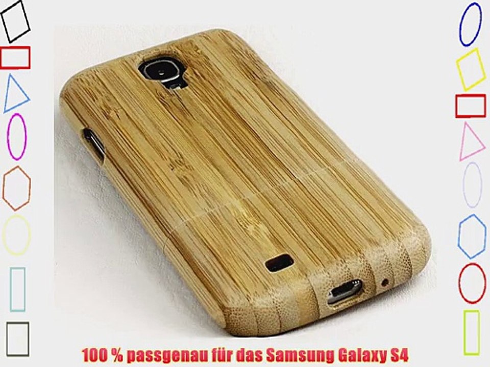 Samsung S4 Echt Holz Case Schutzh?lle Bambusholz Galaxy S4 ECHT-Holz Luxus Case aus edlen Holz