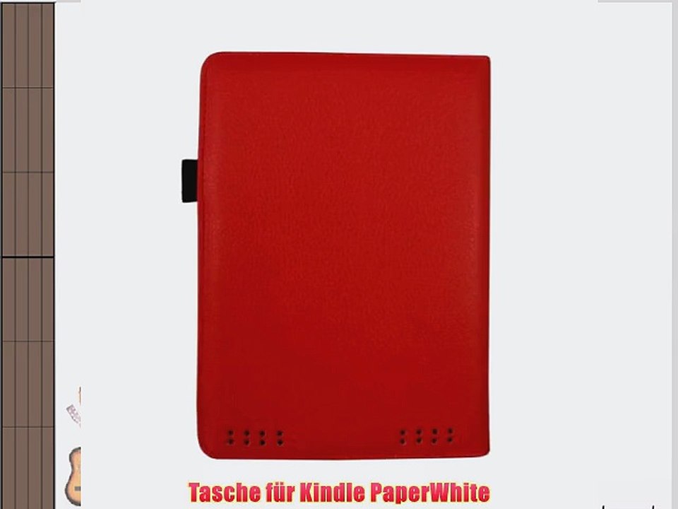 Tasche Kindle Paperwhite H?lle Schutz Cover Case Etui Wake /Sleep Funktion rot