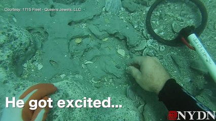 Au fond de la mer de Floride, ce plongeur tombe sur un trésor qui va changer sa vie