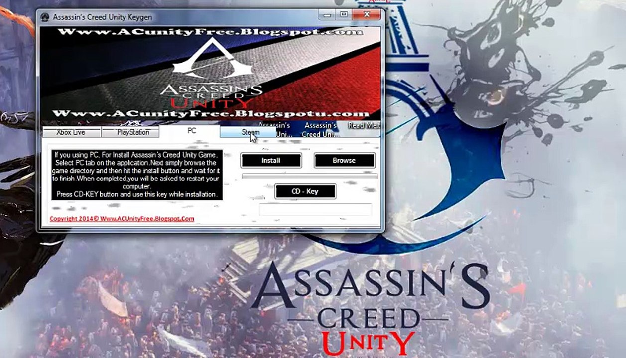 Assassin's Creed Unity SKIDROW Setup + Crack + Redeem COdes - video ...