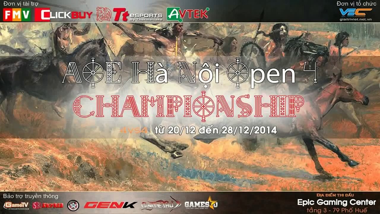 Hà Nội Open 4   Bảng A, Thái Bình 1 vs Yugi Club 1 21 12 2014 T2